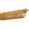 Ekena Millwork Del Monte Rough Sawn Rafter Tail, Western Red Cedar, 6"W x 10"H x 48"L RFT06X10X48DEL00RWR - alternate 1